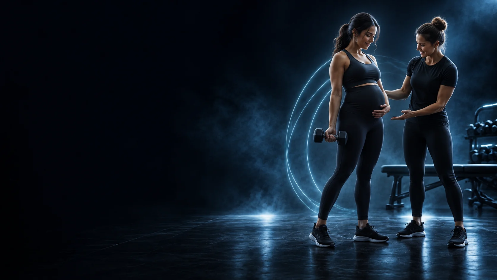 Prenatal fitness coaching artwork