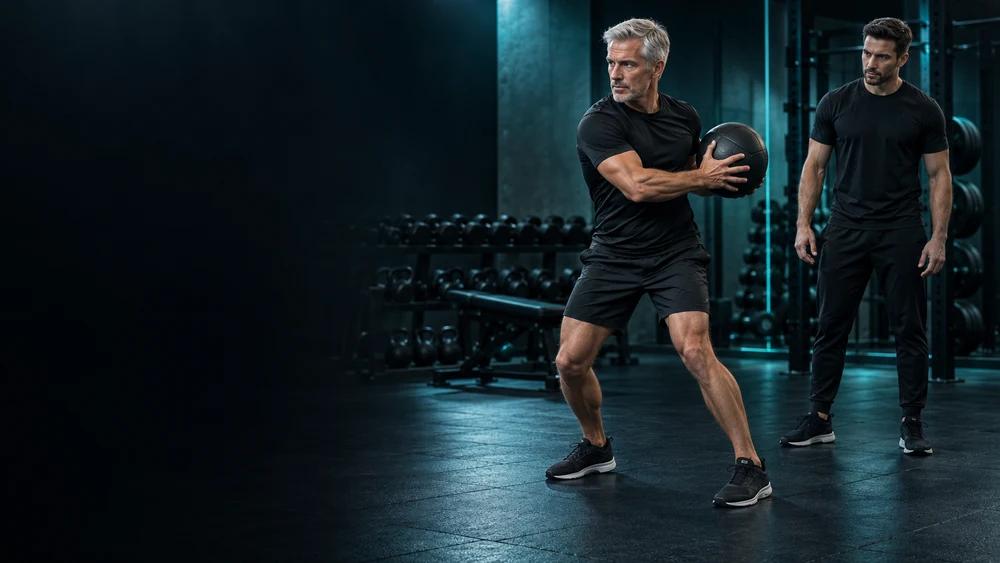 Golf fitness coaching artwork