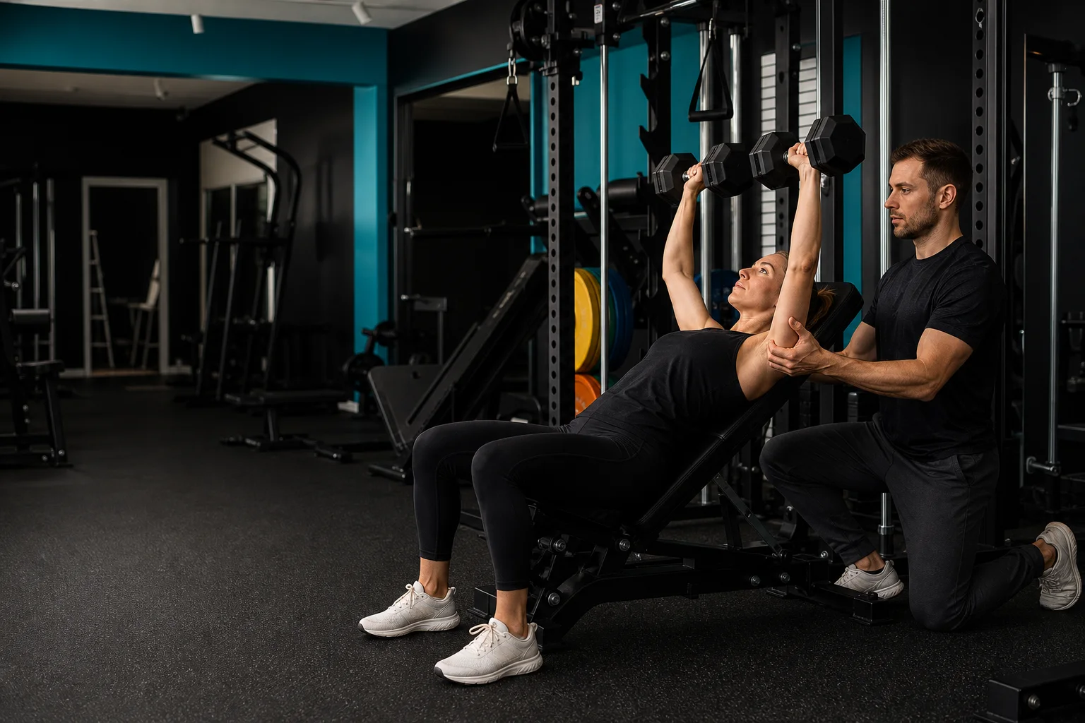 One-on-one personal training session at GSS Bluffton