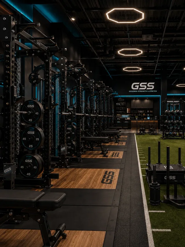 Strength training at GSS with premium equipment